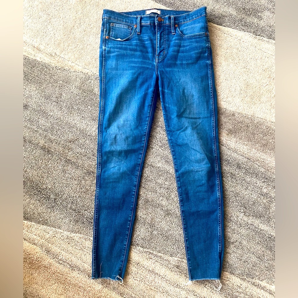 Madewell 9” High rise skinny jeans